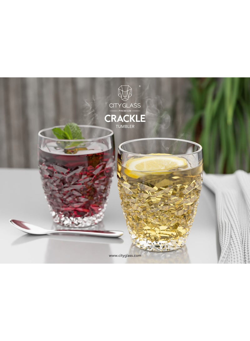 طقم أكواب عصير وماء ، 6 قطع